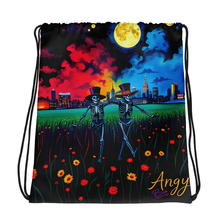 Surreal Skies Drawstring Adventure Bag product image (1)