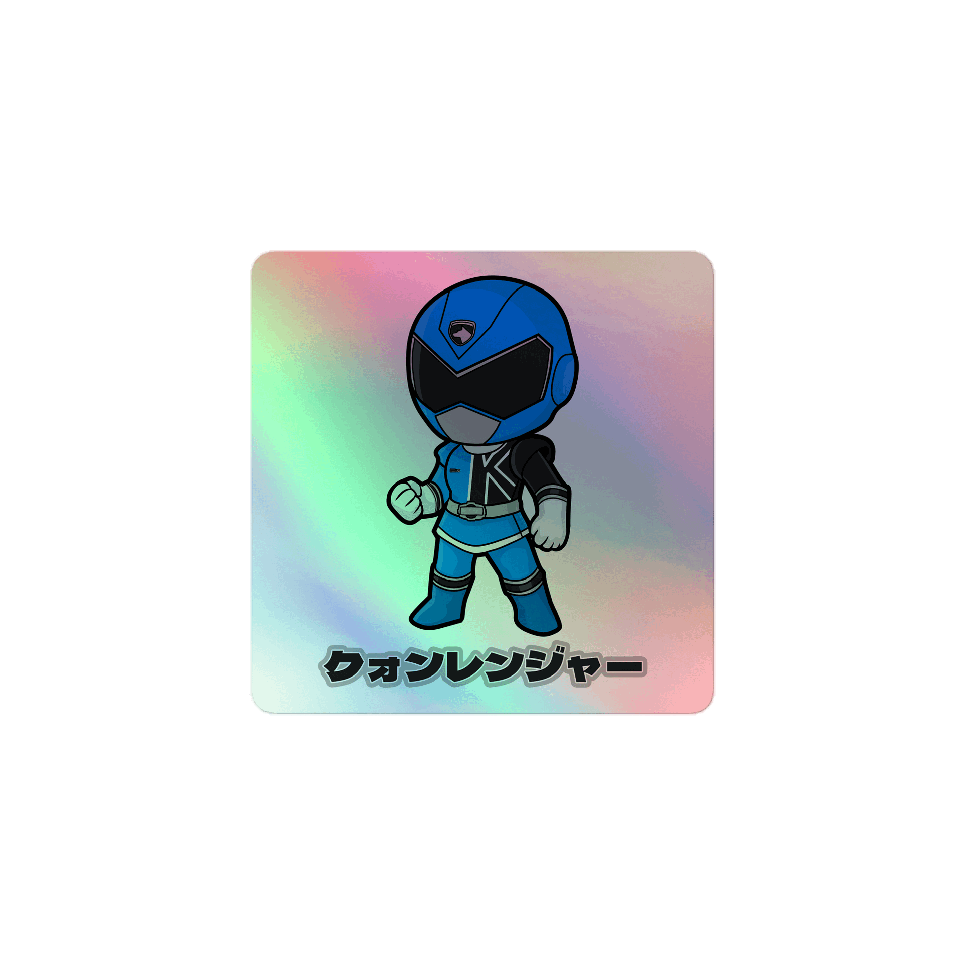 Kwonranger Holographic Sticker (w/Japanese logo) product image (1)
