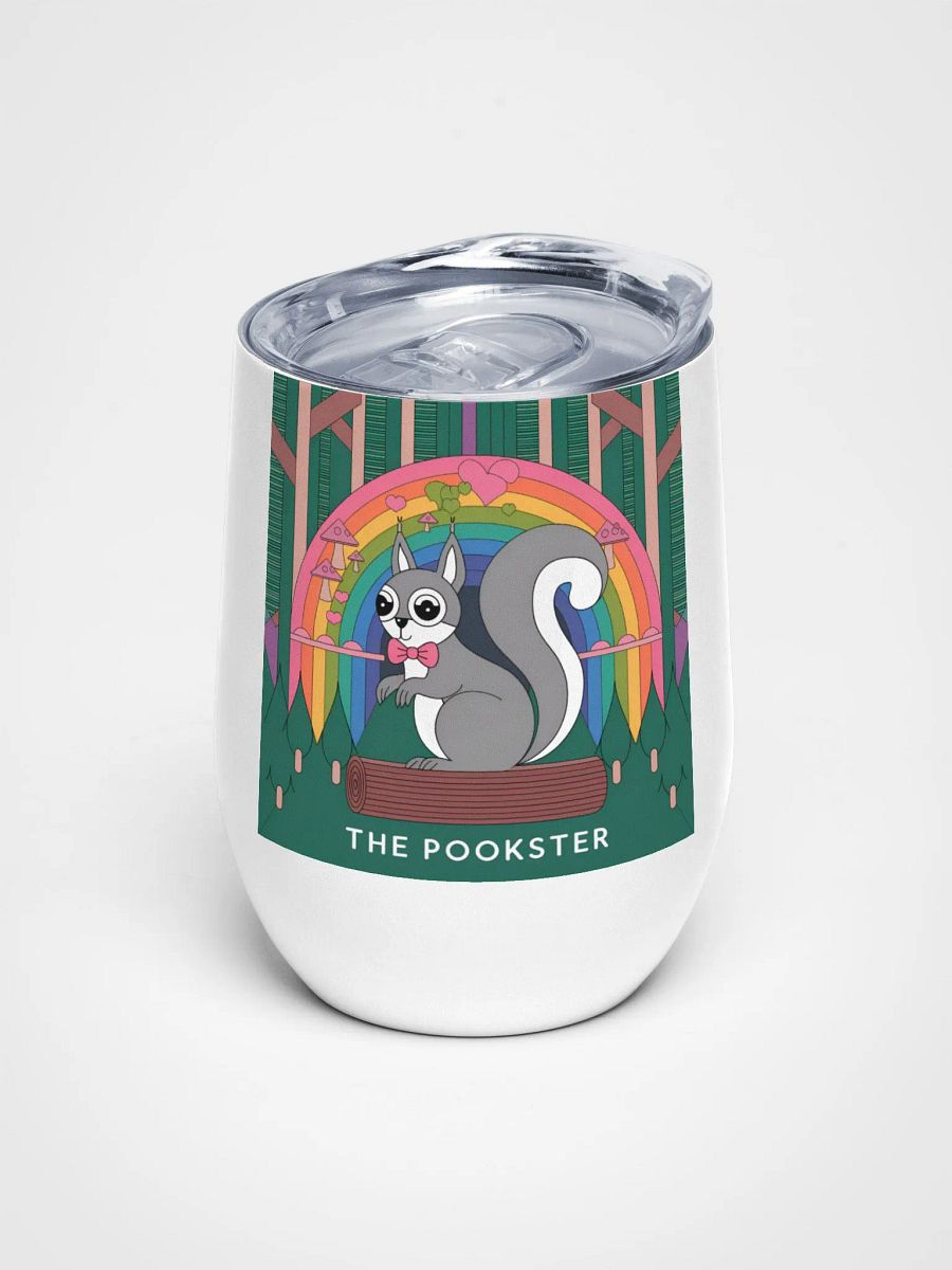 Rainbow Squirrel Wine Tumbler product image (1)