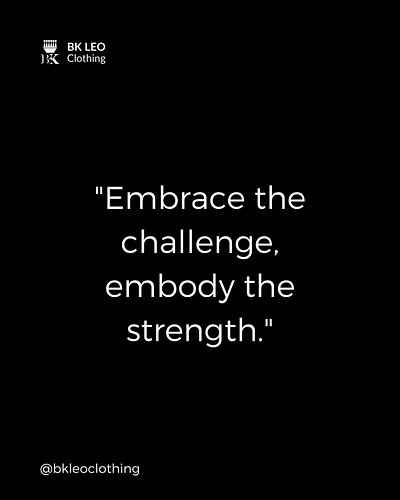 ‎Embrace the challenge, embody the strength.
‎#BKLEOClothing #EmbraceChallenge #EmbodyStrength #Ambition #ClassicOverTrends #...