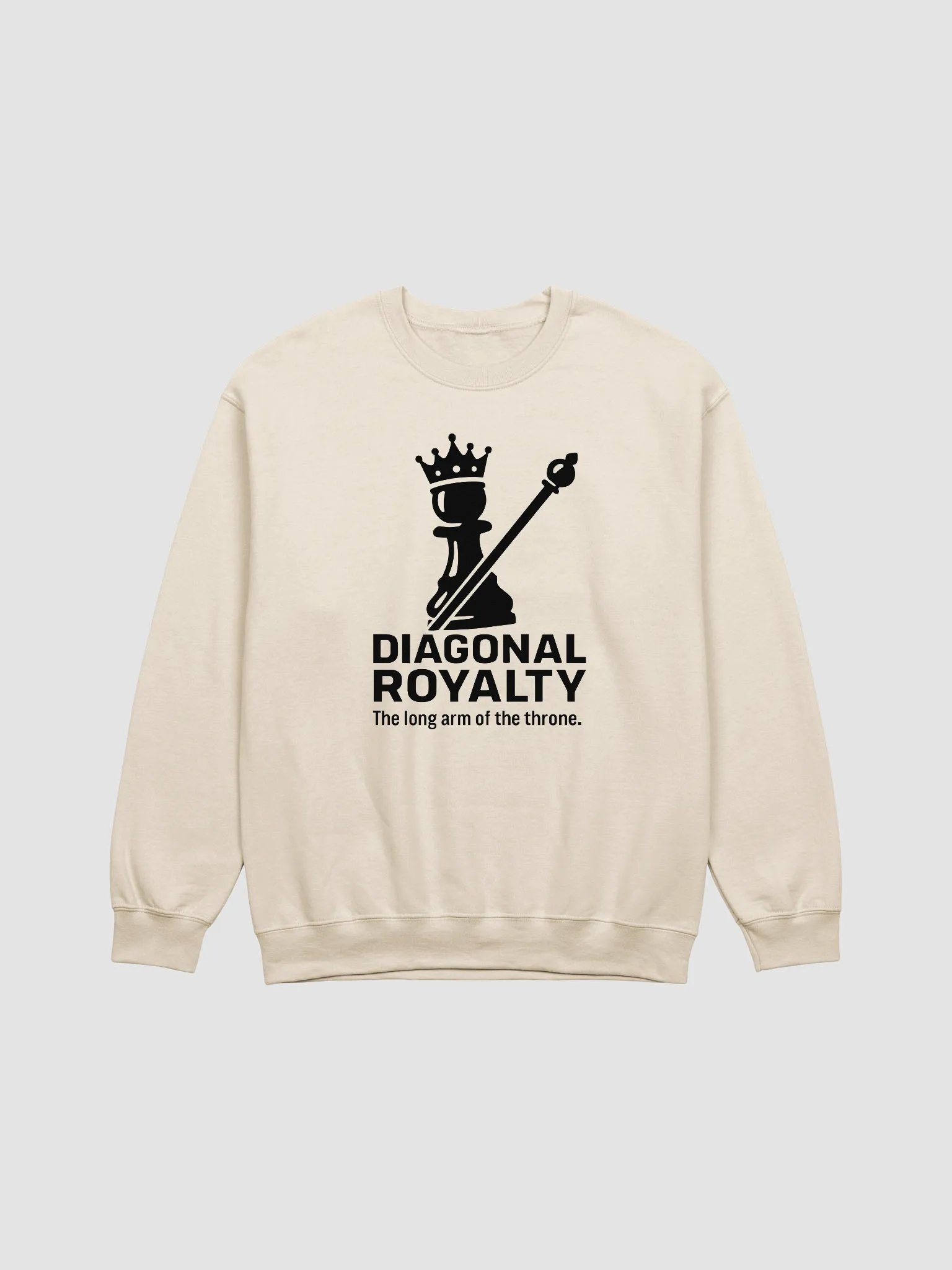 Diagonal Royalty - Classic Crewneck Sweatshirt product image (2)
