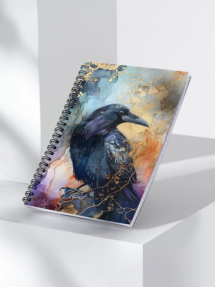 Raven's Elegance Spiral Notebook product image (3)