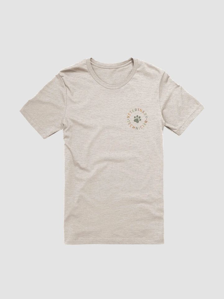 "Veterinary technician - pastel colors" t-shirt (Light background) product image (1)