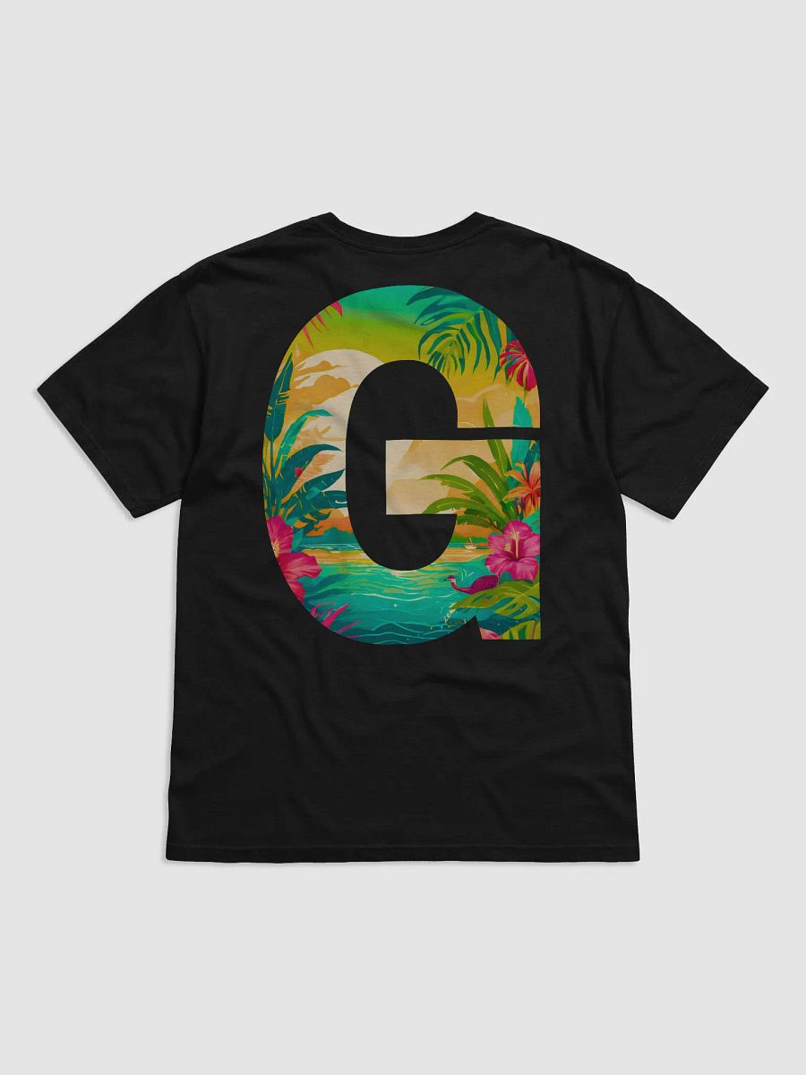 Tropical Sunset Paradise T-Shirt (Letter-G) product image (3)
