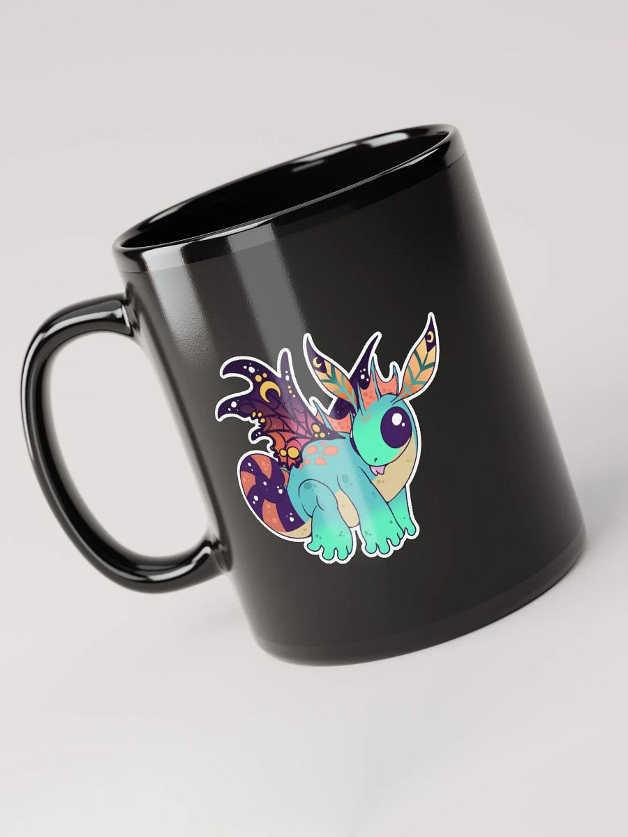 Fae Dragon - Black Glossy Mug product image (3)