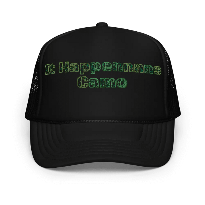 Foam Trucker Hat by Otto Cap - Embroidered - It Happennnns Camo product image (1)