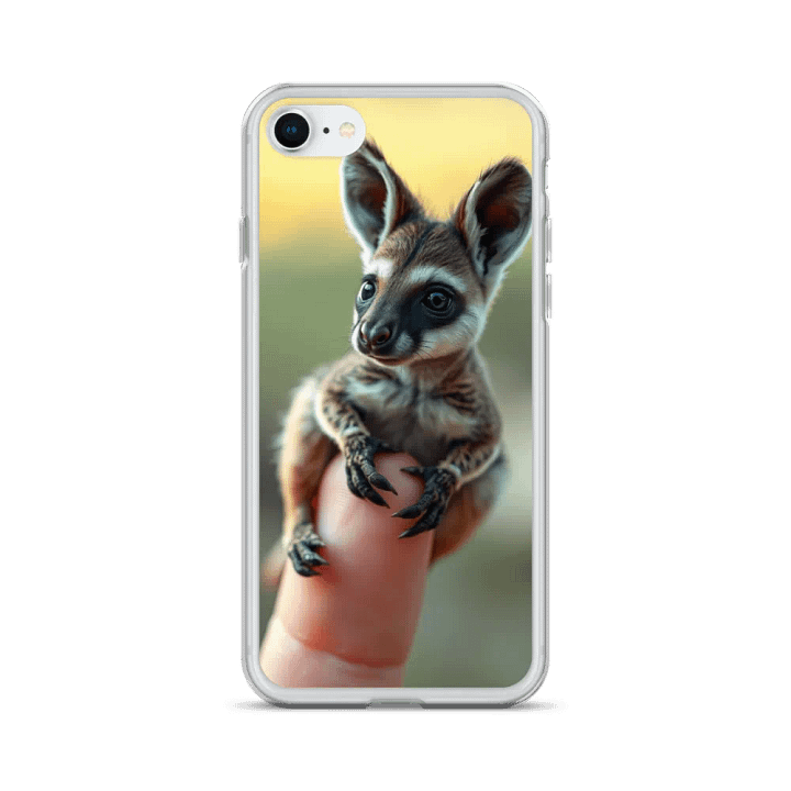 Tiny Kangaroo on a Finger iPhone® Clear Case product image (24)