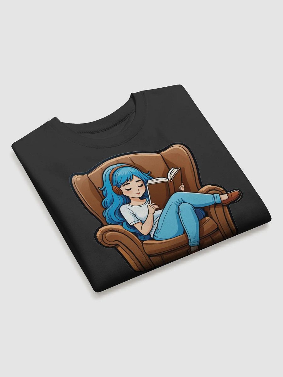 Blissful Reading Cartoon Sweatshirt product image (3)