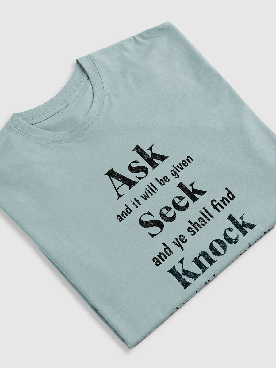 Ask ,Seek And Knock:Cotton Heritage Men's Premium Heavyweight product image (5)