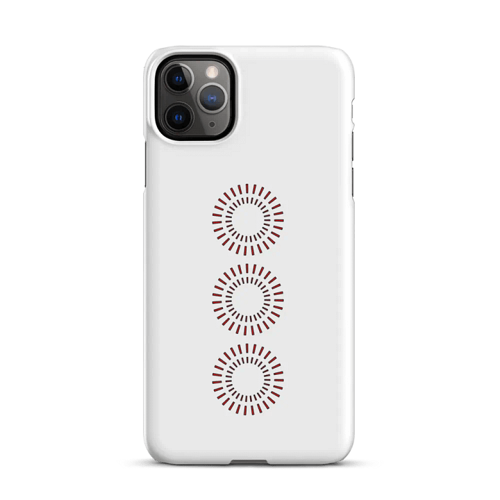 Red Circle Snap Case for iPhone® product image (46)