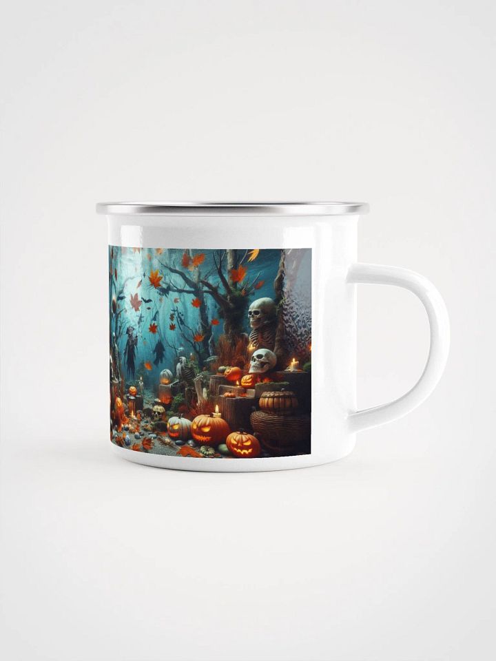 Underwater Halloween Forest Enamel Mug product image (1)