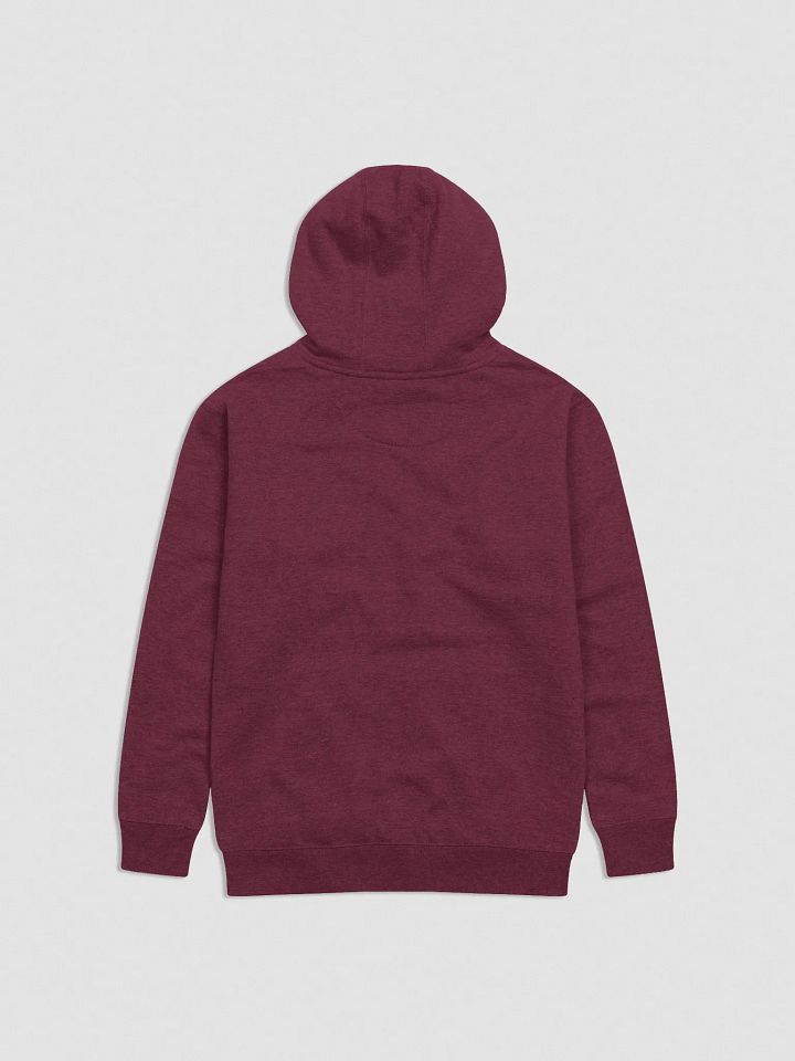 Black Rose Beauty Embroidered Hoodie "Maroon" product image (2)