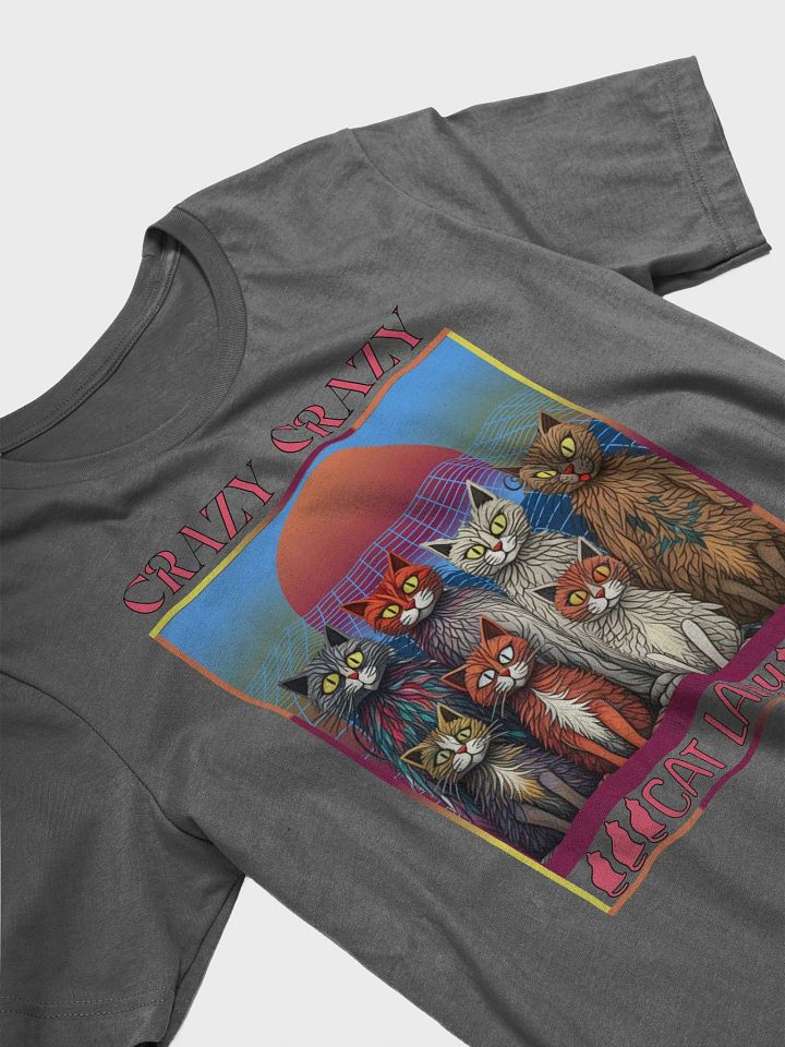Crazy Crazy Cat Lady Retro T-Shirt product image (2)