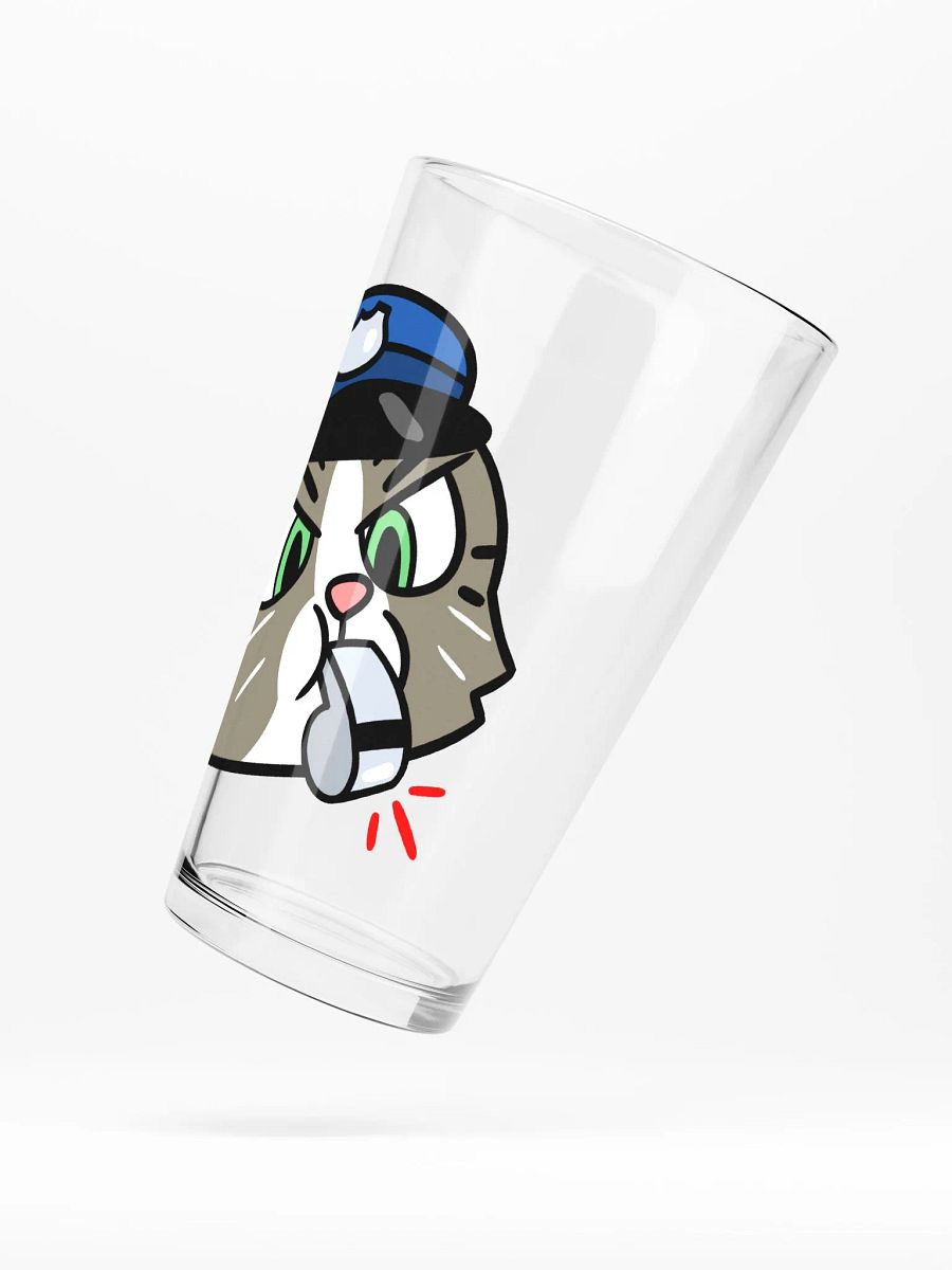 Officer Kitty Cat Pint Glass product image (5)