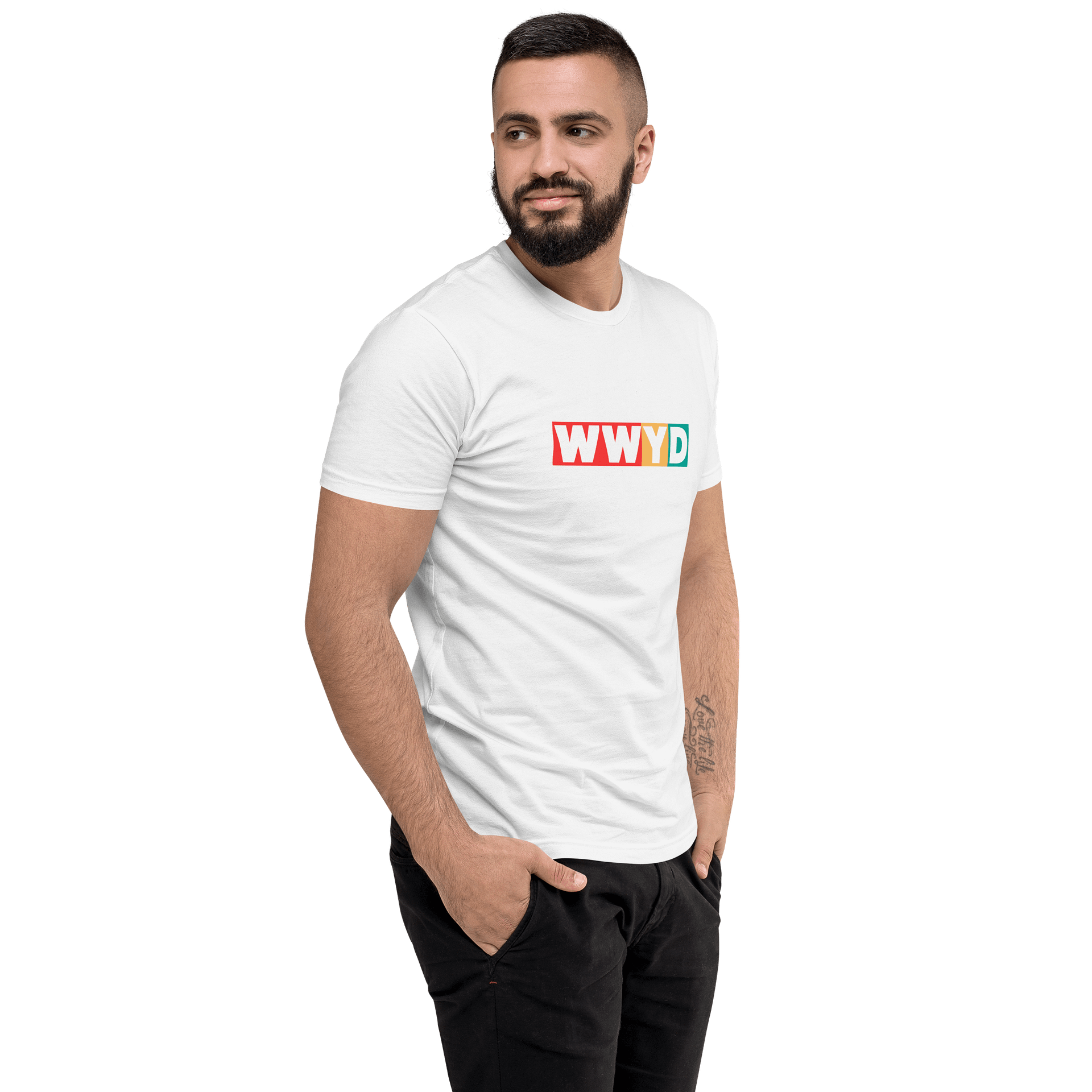 WWYD WHITE T-SHIRT 100% COTTON product image (6)
