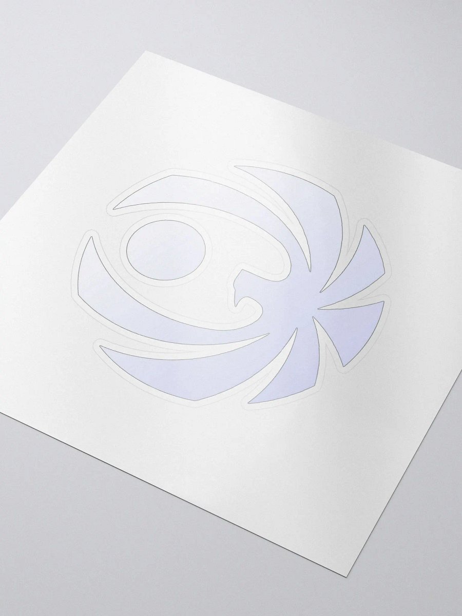 CroweGamingg Kiss Cut Stickers White Logo Stickers product image (3)