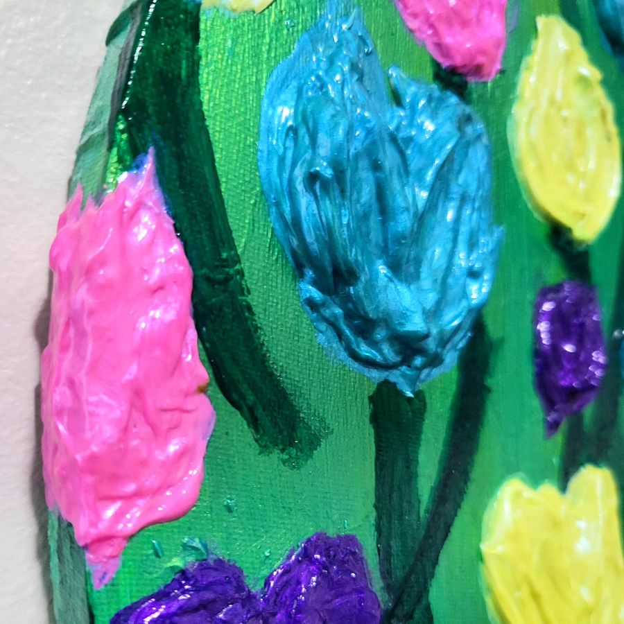 'Spring Candy' Tulips Impasto Painting product image (5)