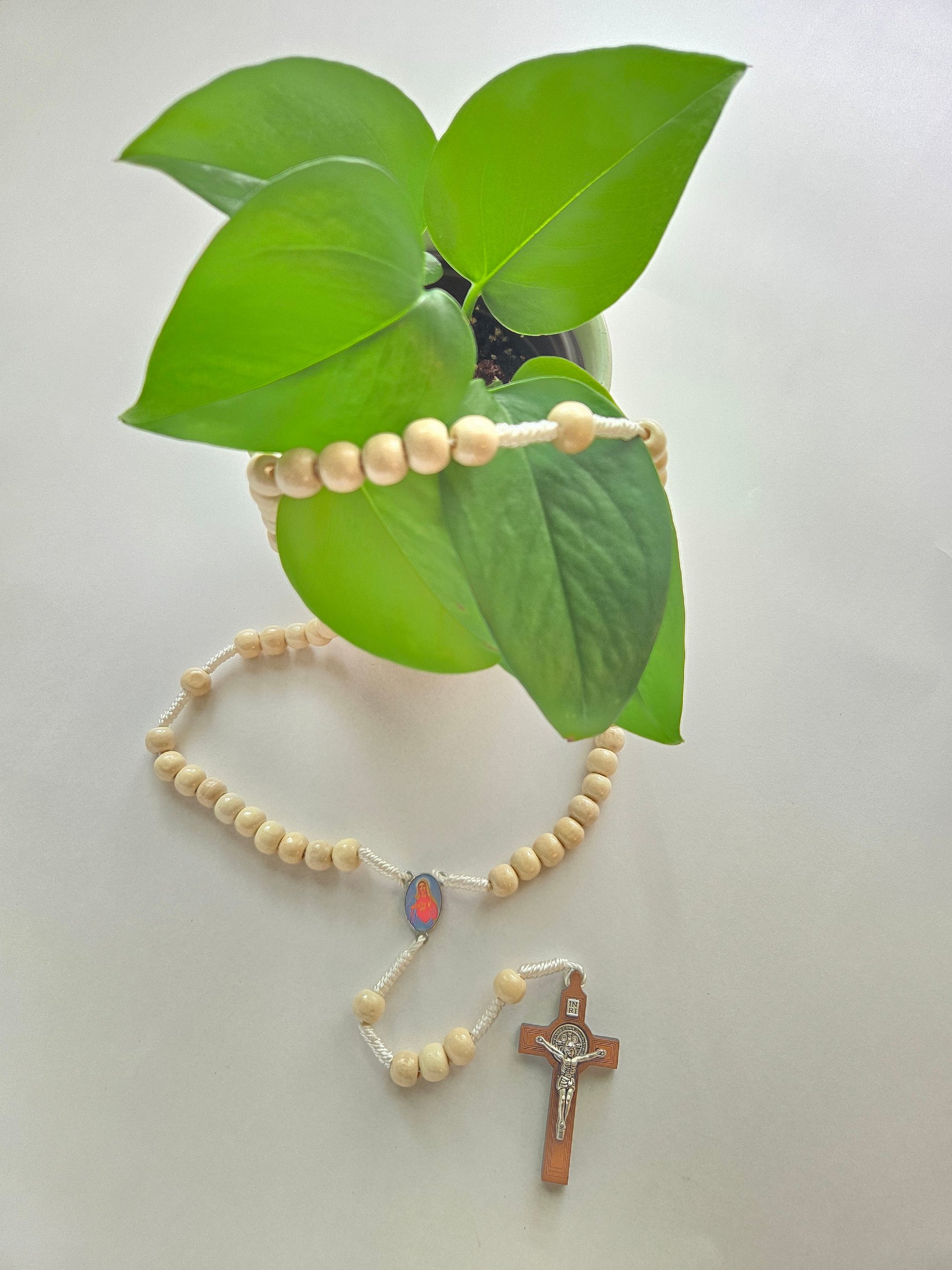 Immaculate Heart Rosary with St. Benedict Crucifix product image (4)