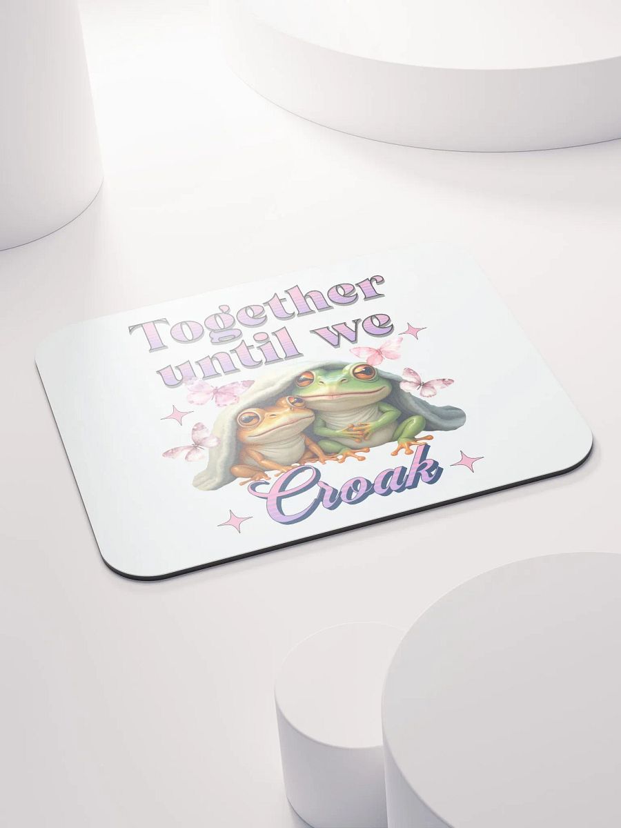 Together Until We Croak Frog Whimsical Friends Mouse Pad product image (3)