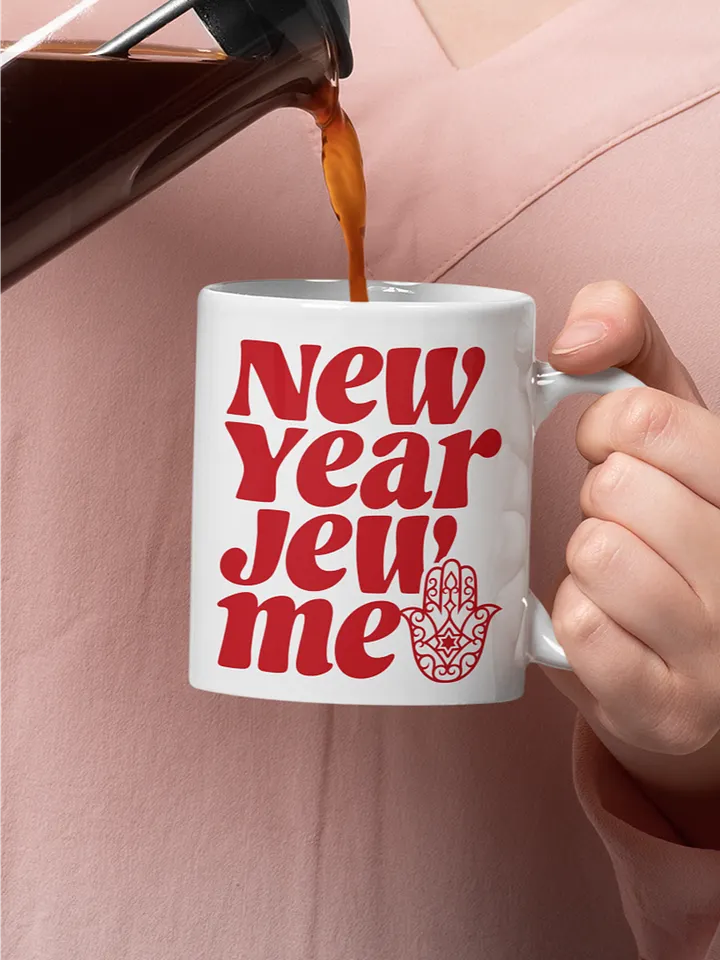 New Year Jew Me White Mug product image (1)