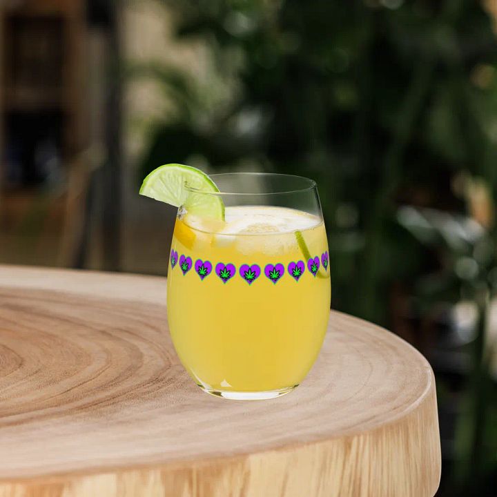 Glitchwave Stemless Wine Glass product image (1)