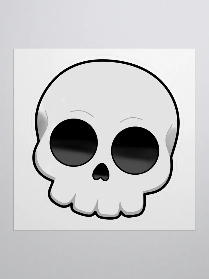 Skull Kiss Cut Sticker product image (1)