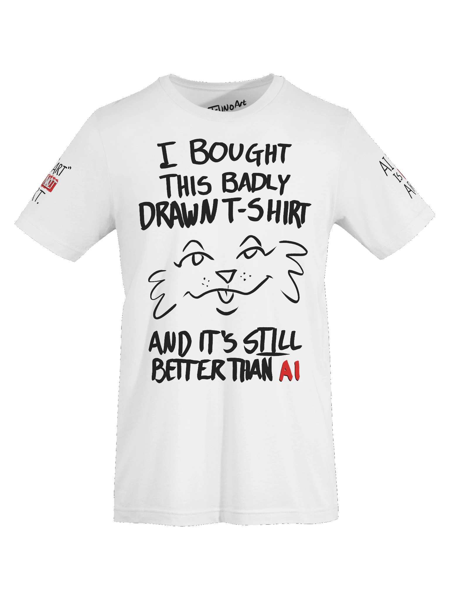 Better Than AI Shirt [White] product image (7)