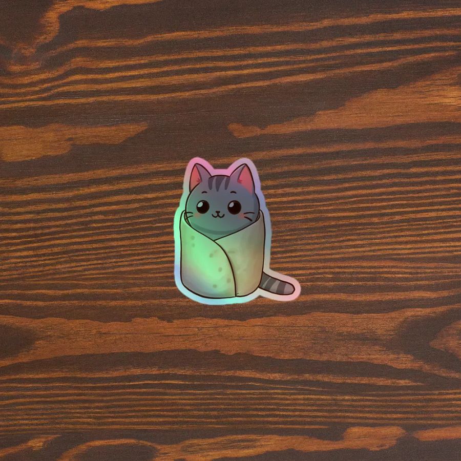 Burrito Cat Sticker product image (3)