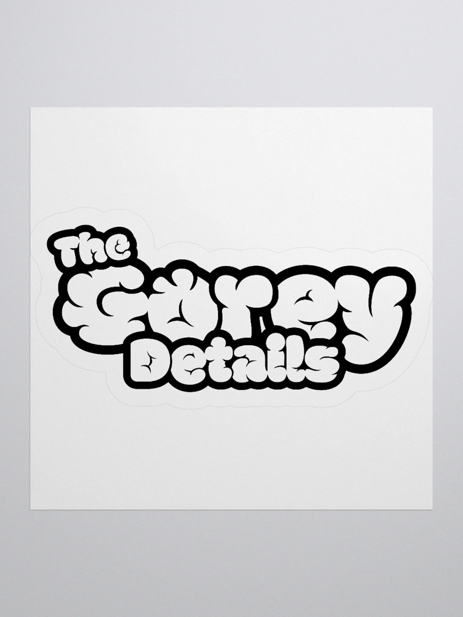 Gorey Details B+W - Kiss Cut Stickers product image (3)