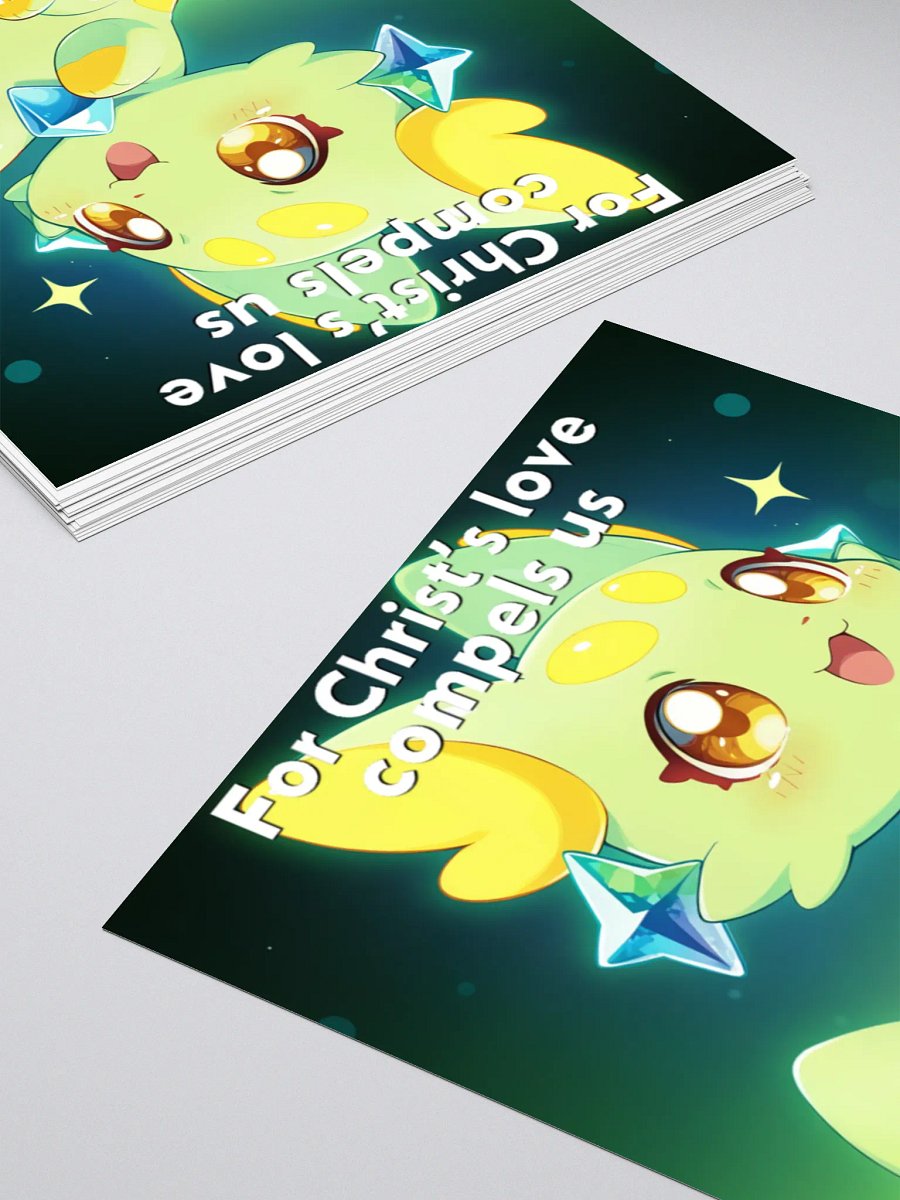 Bible Cuties Beatrice - For Christ's love compels us Sticker product image (7)