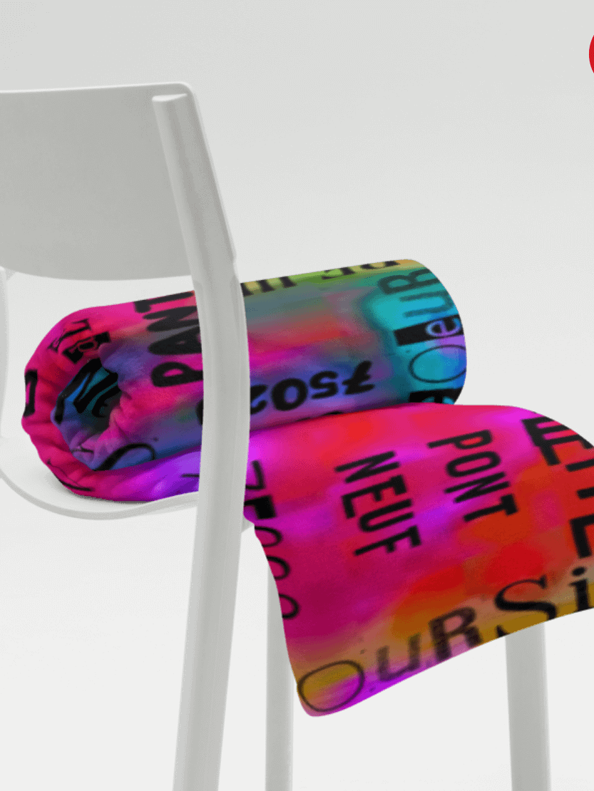 PARIS WORDS - BLANKET - 2 SIZES product image (7)