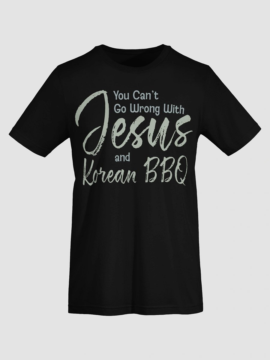 Funny Jesus & Korean BBQ Bella Canvas T-Shirt product image (4)