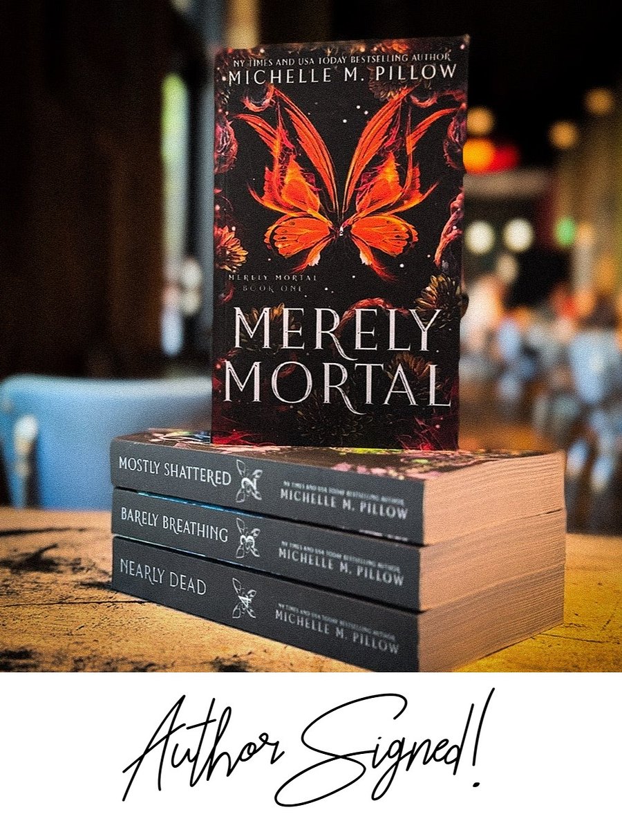 SIGNED: Complete Merely Mortal Series Paperback 4 Book Bundle product image (1)