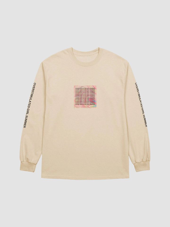 OVERSTIMULATED GIRL SUMMER trippy long sleeve product image (1)