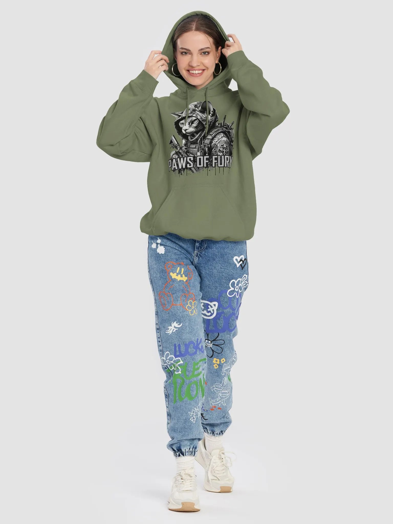 Paws of Fury Camo Hoodie product image (5)
