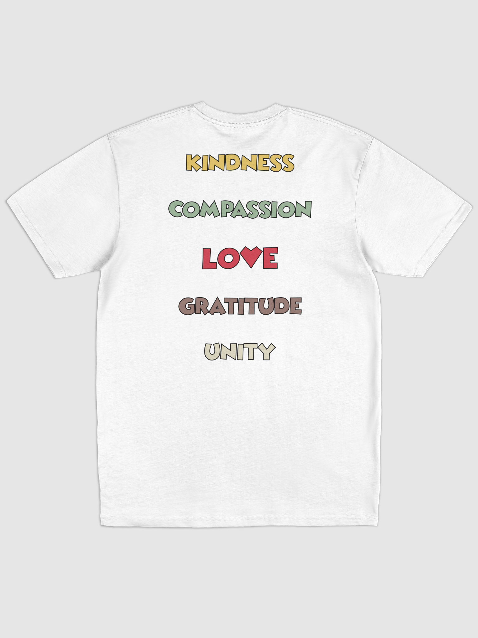 Five Values Tee - God’s Gang Signature T-Shirt (100% cotton - male) product image (4)