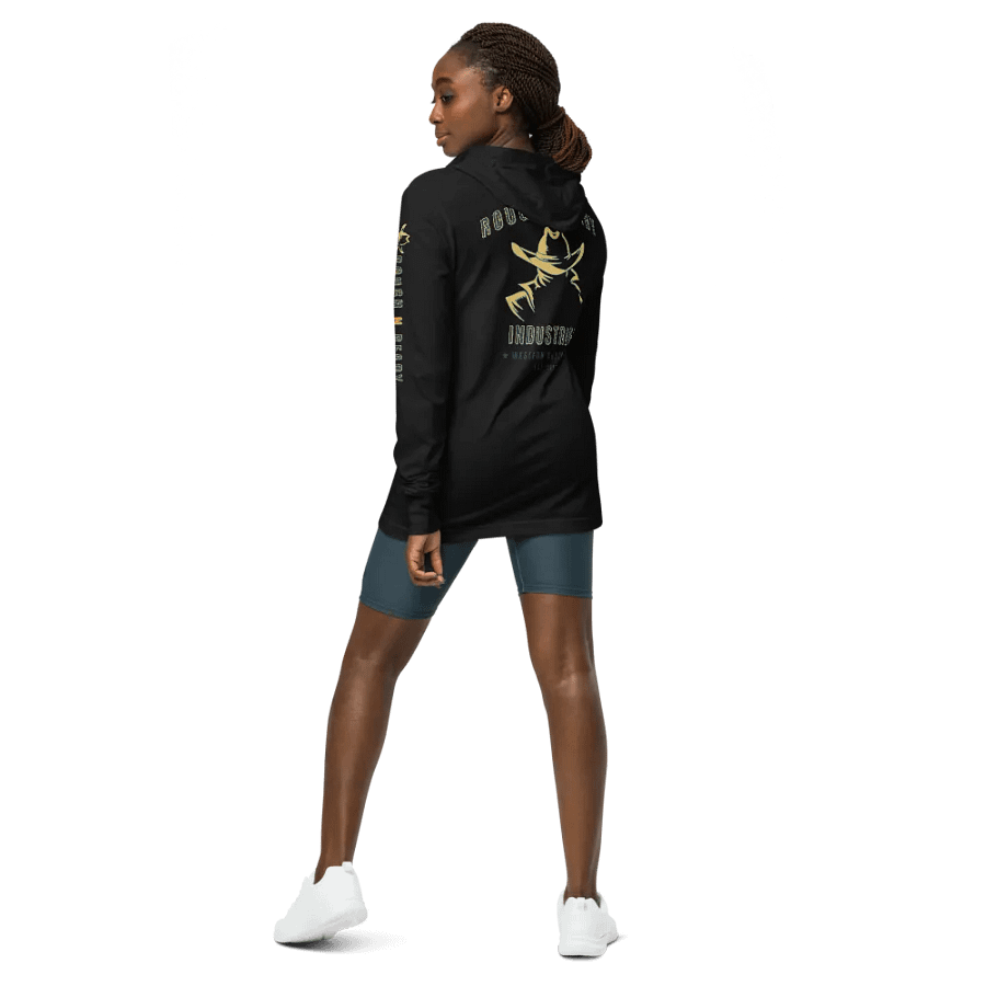 Rough N Ready Hat Logo Unisex Hooded Tee product image (6)