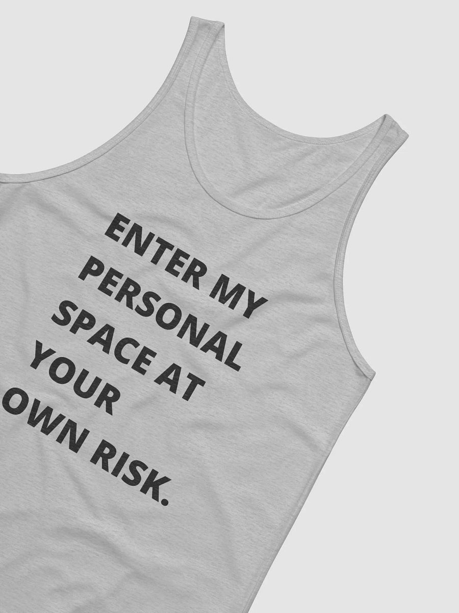 Personal Space Warning Jersey Tank product image (3)