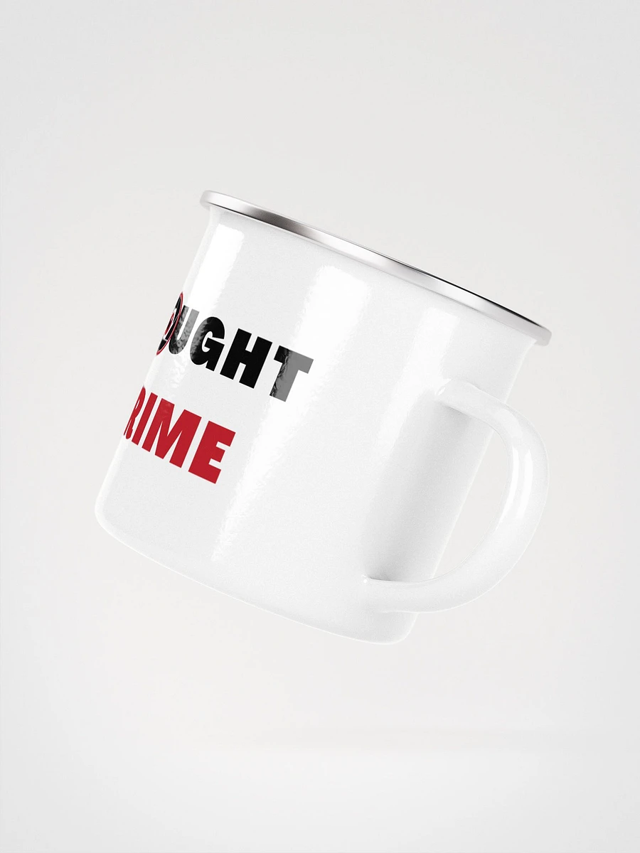 Enamel mug thought crime product image (3)