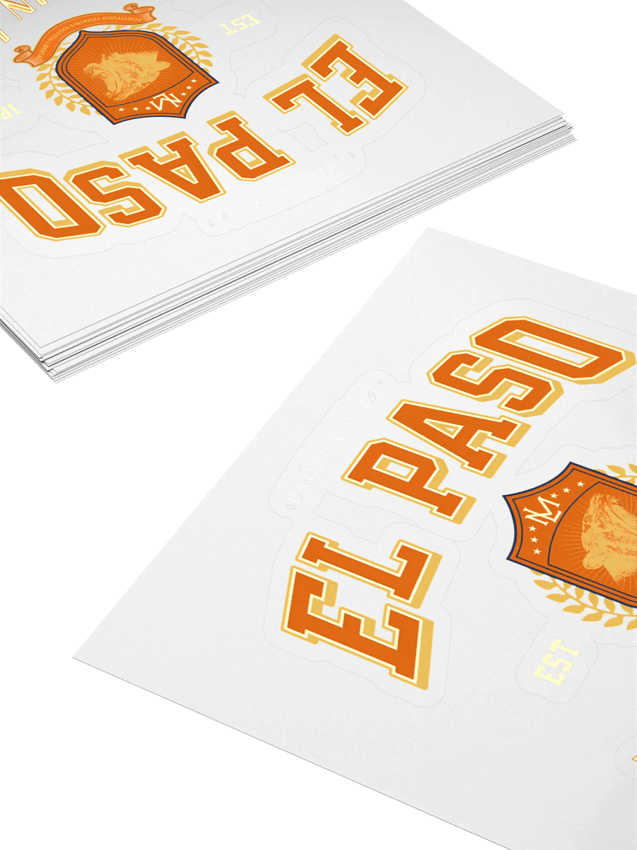 El Paso Mountain Lions Kiss Cut Sticker product image (4)