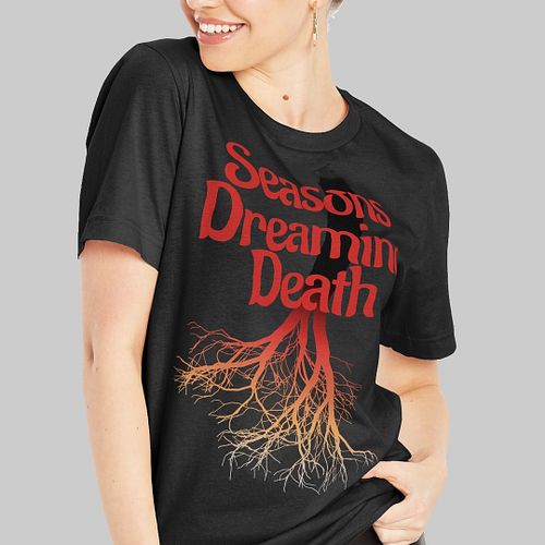 Custom created design by GrafikMetal celebrating the blackened thrash metal album Seasons Dreaming Death by Graveripper, rele...