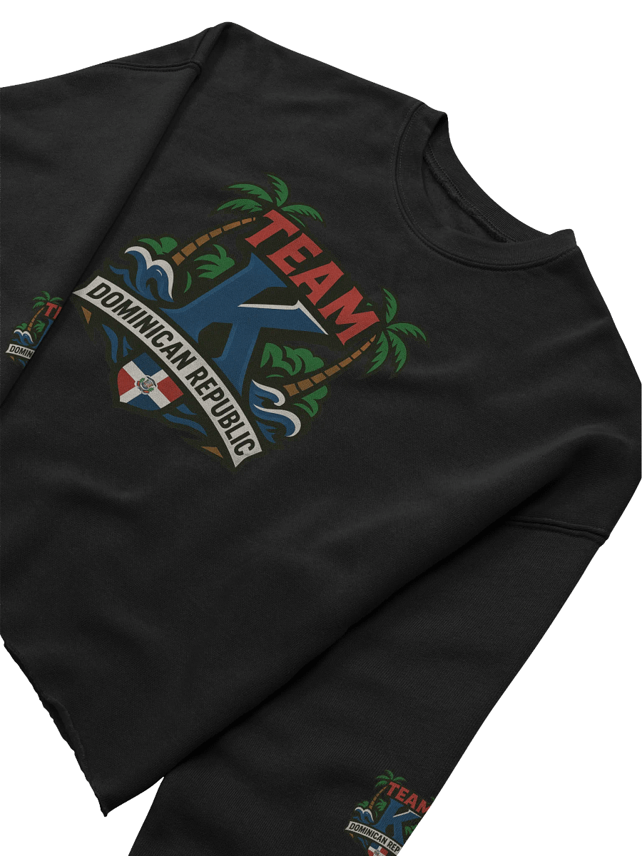 TEAM K Dominican Republic Crop Sweatshirt product image (13)