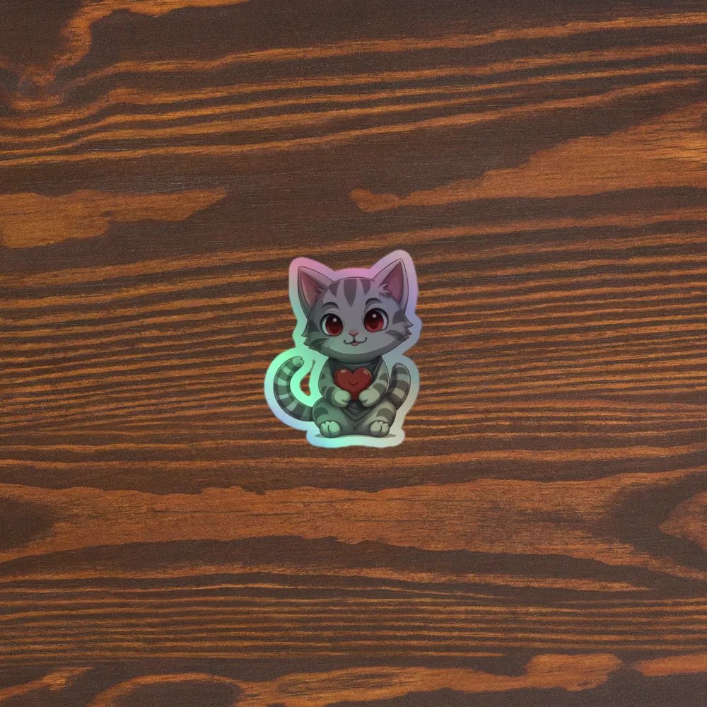 Kitty Love - Holographic Sticker - Legion Series product image (3)