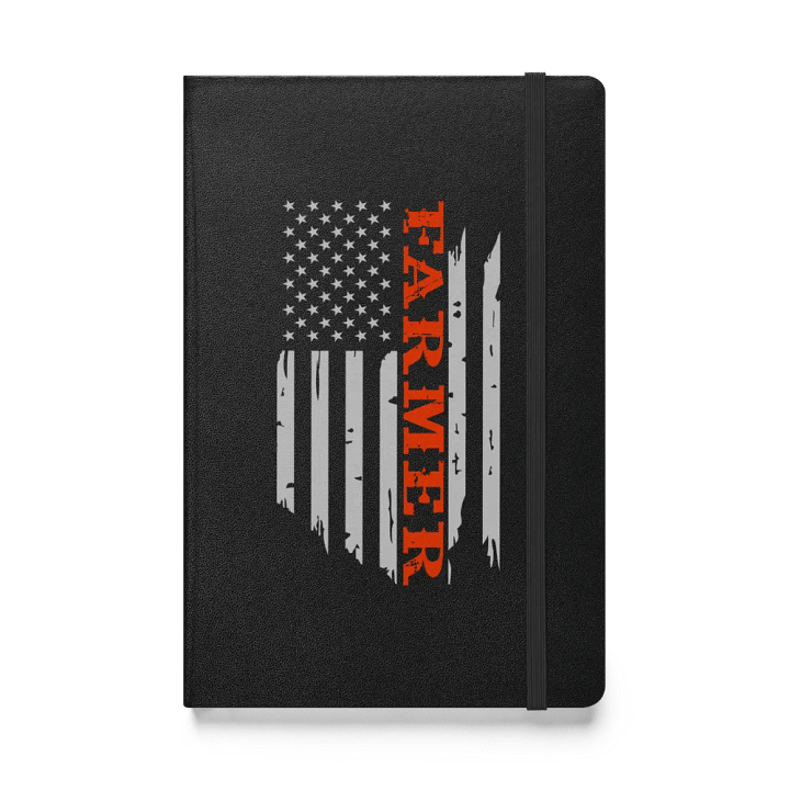 Patriotic Farmer Hardcover Notebook product image (1)