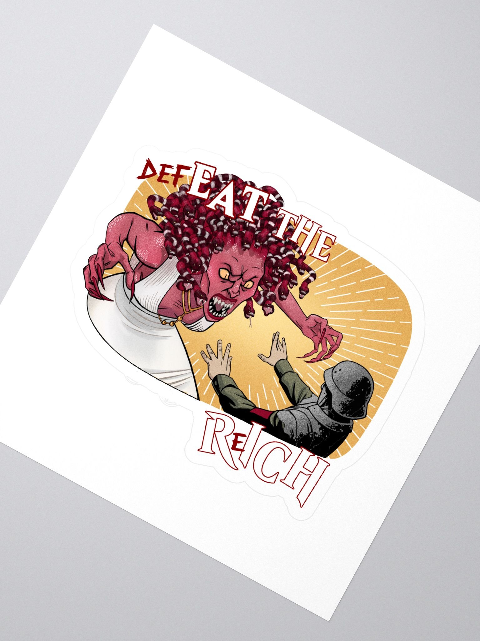 Gorgon - Defeat sticker product image (2)