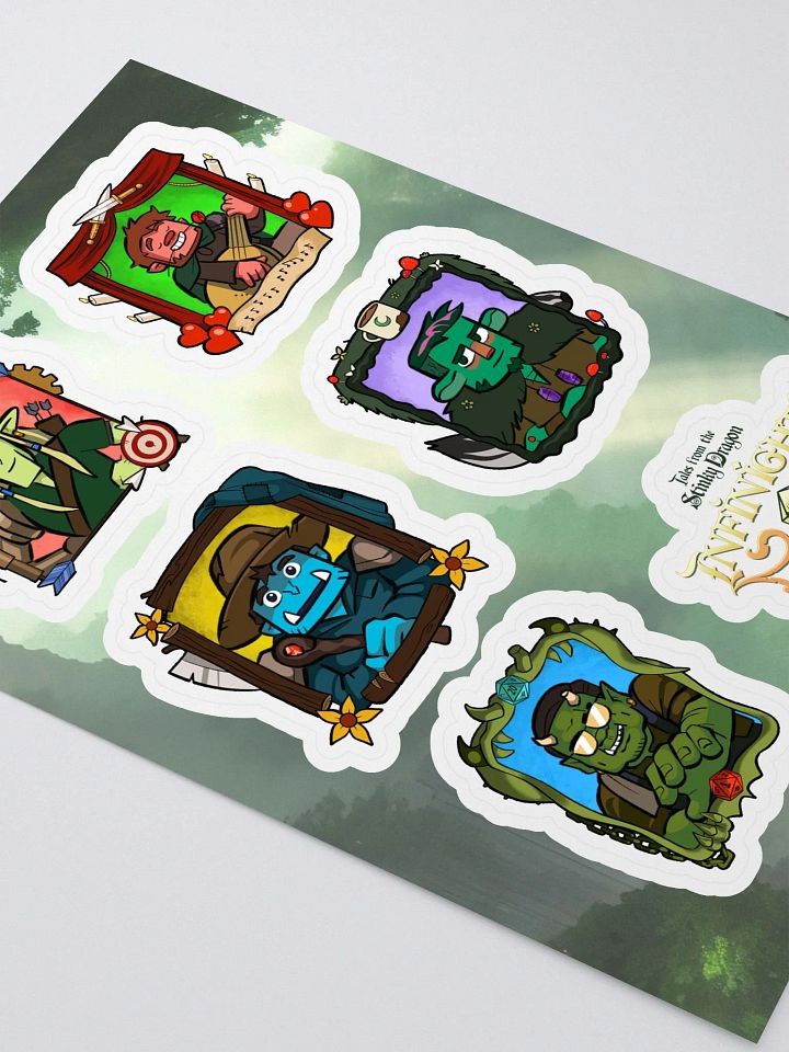 Infinight Portraits Sticker Sheet product image (2)