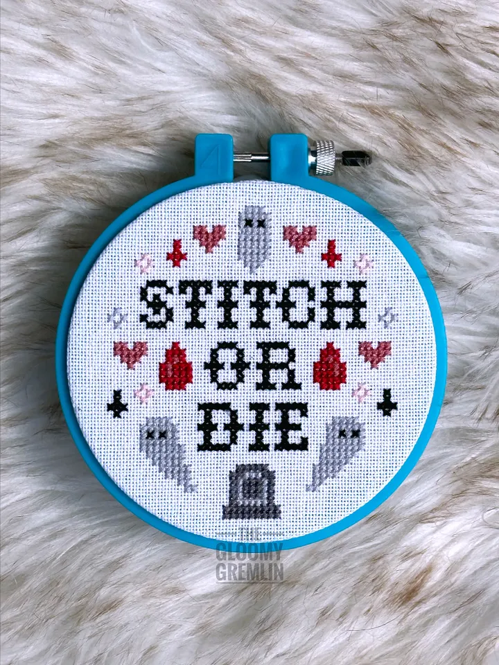 Stitch Or Die - Cross Stitch Pattern product image (1)
