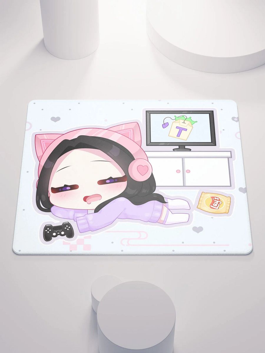 'Lazy Gamer' Chibi Mouse Pad product image (1)