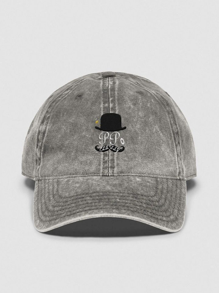 Poop Pees Classy Logo Denim Vintage Hat product image (8)