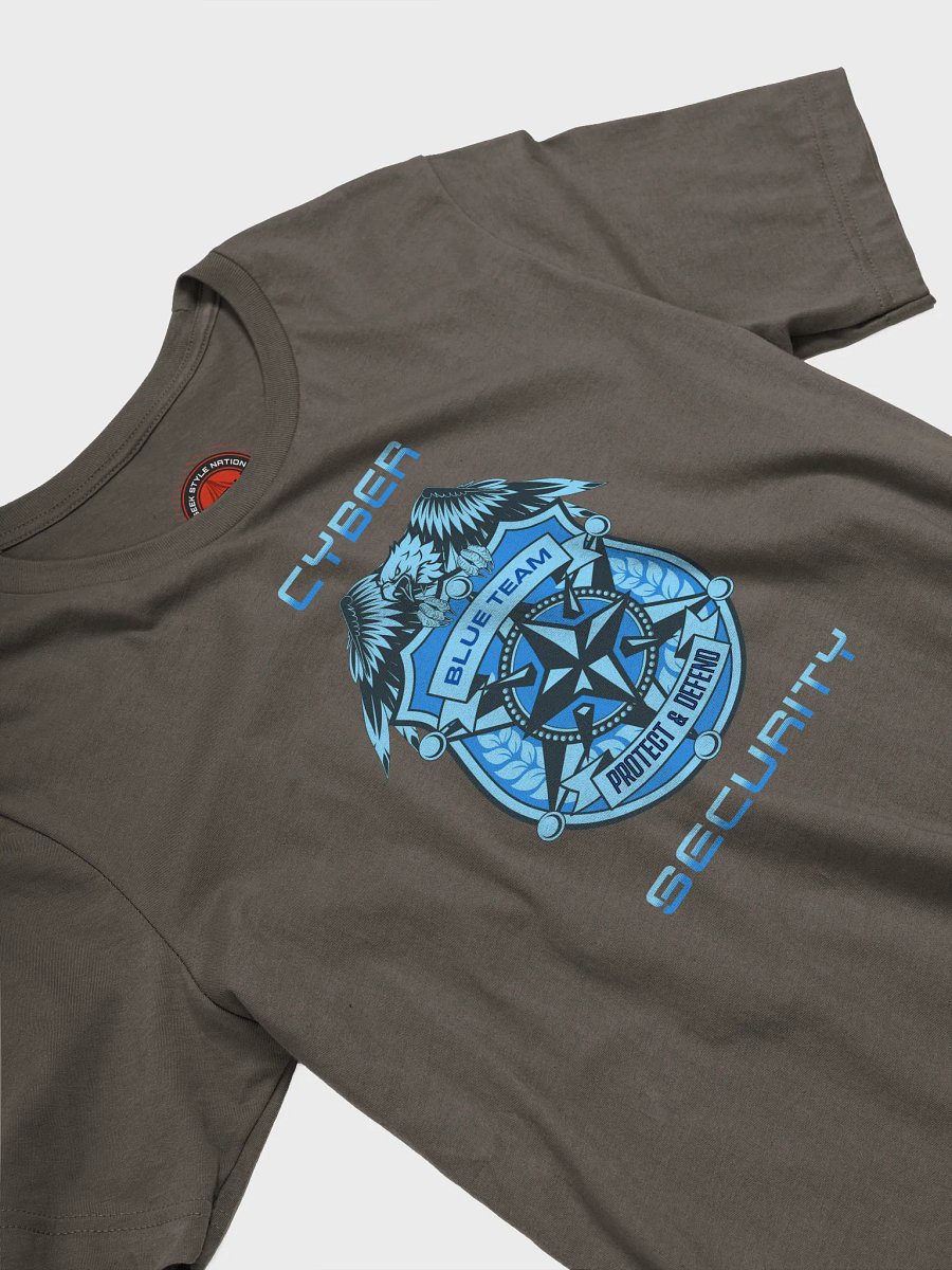 Cyber Security Blue Team Protect & Defend Eagle - Bella+Canvas Unisex T-Shirt (Super Soft Classic Fit) - Front Print product image (3)